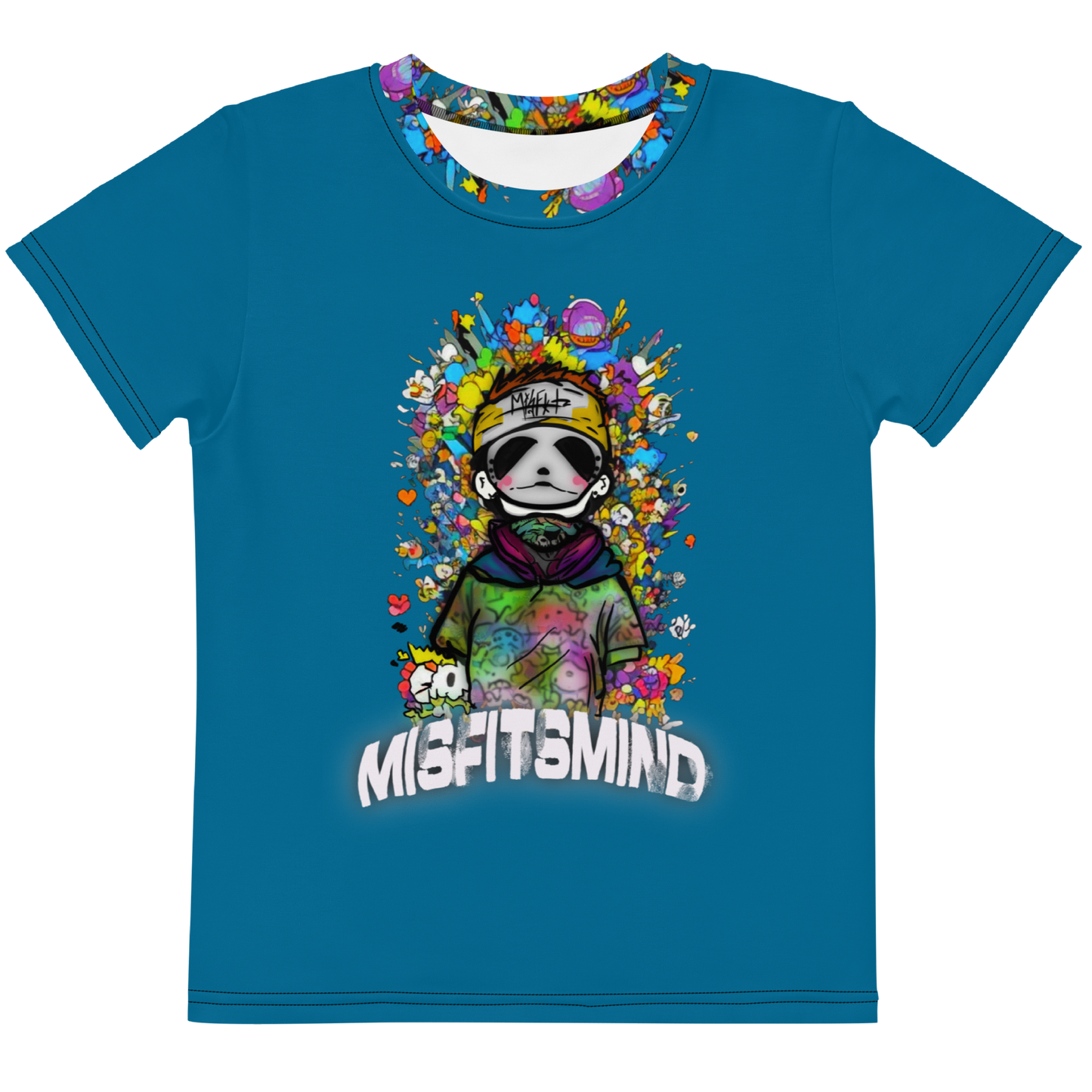 Color Burst Blue Kids t-shirt