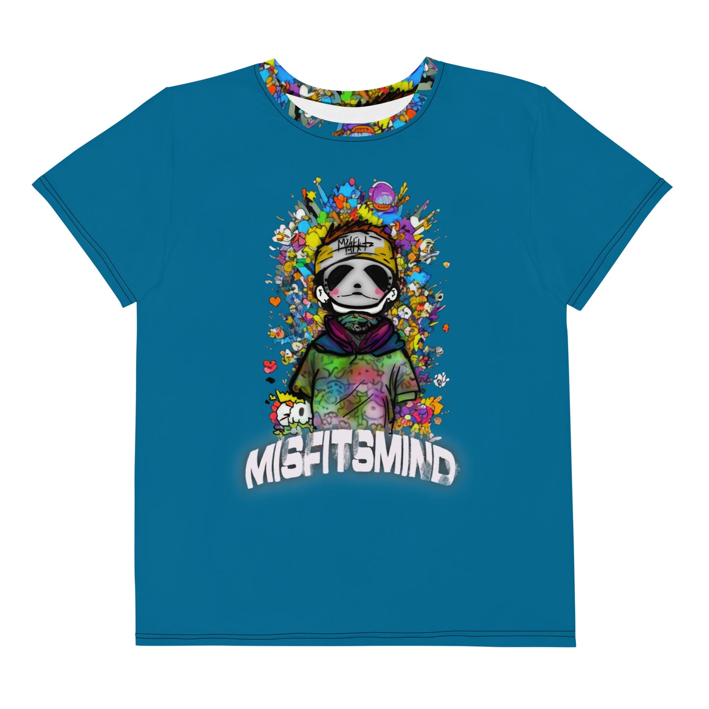 Color Burst Blue Youth t-shirt