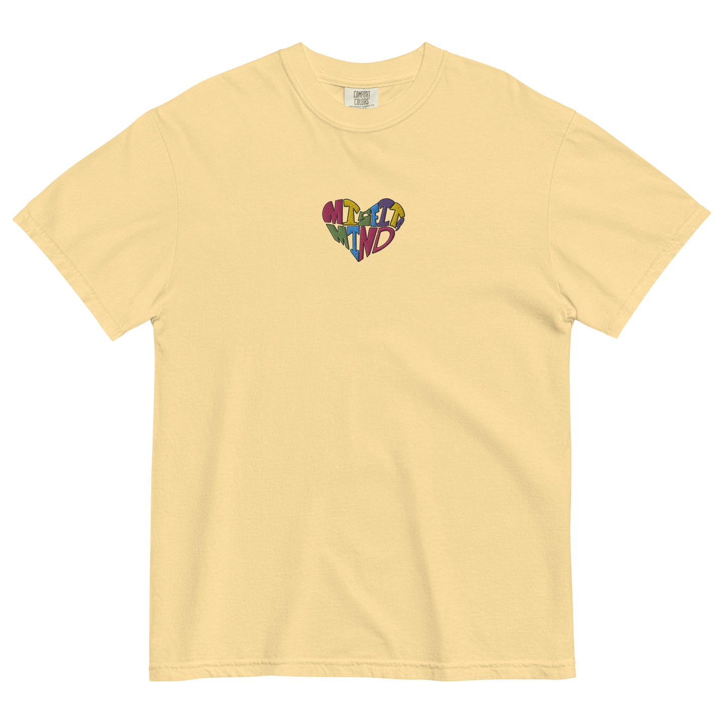 Misfitsmind heart heavyweight t-shirt