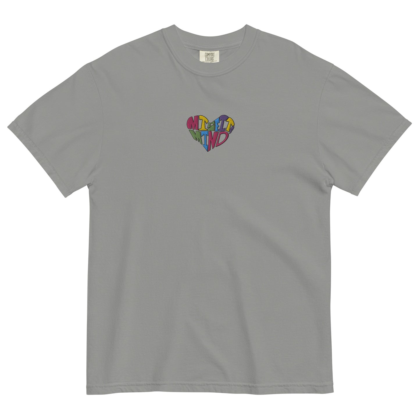 Misfitsmind heart heavyweight t-shirt