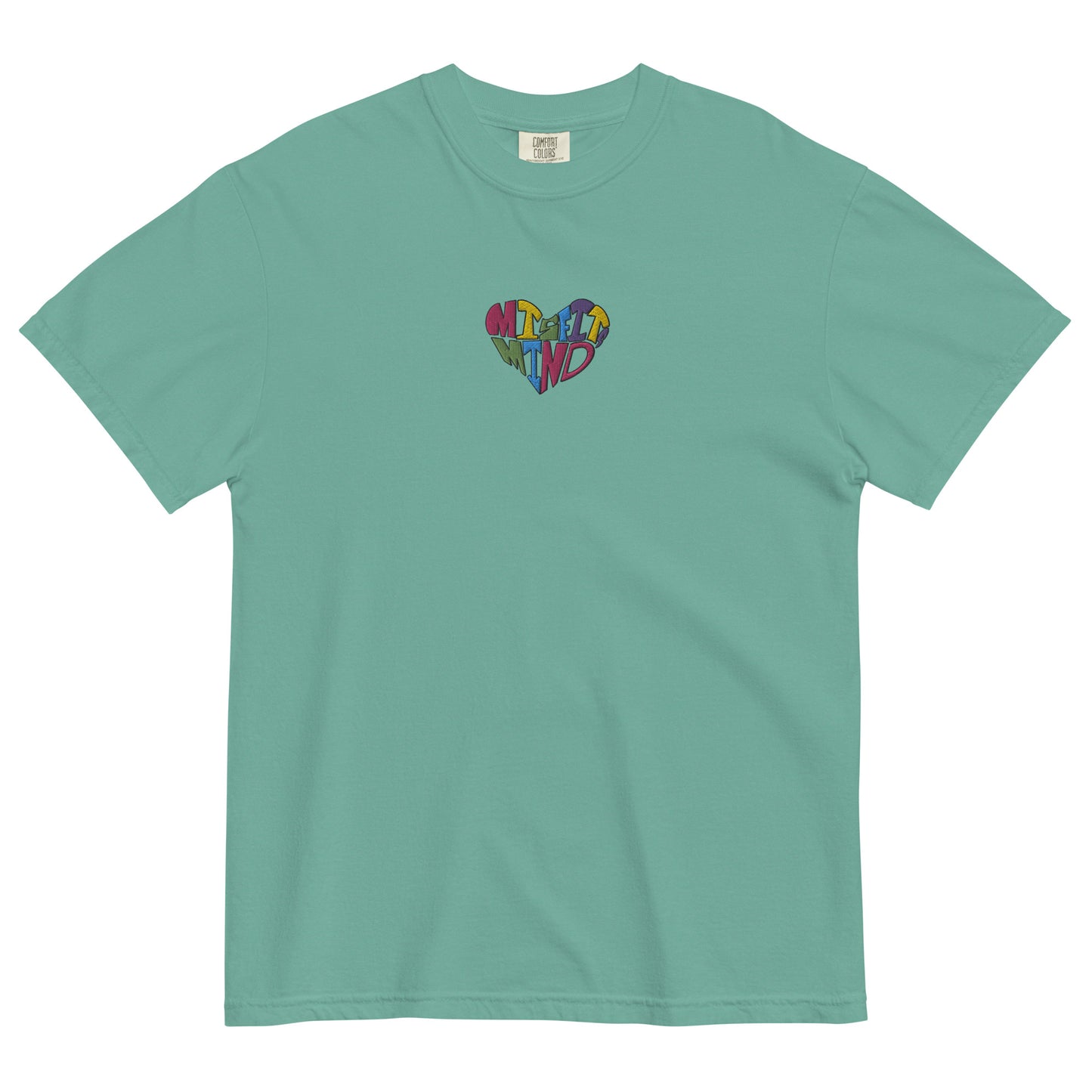 Misfitsmind heart heavyweight t-shirt