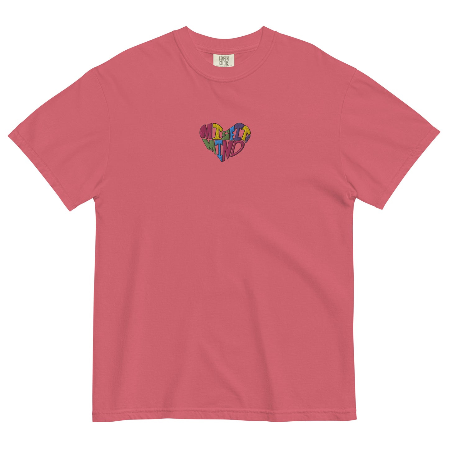 Misfitsmind heart heavyweight t-shirt