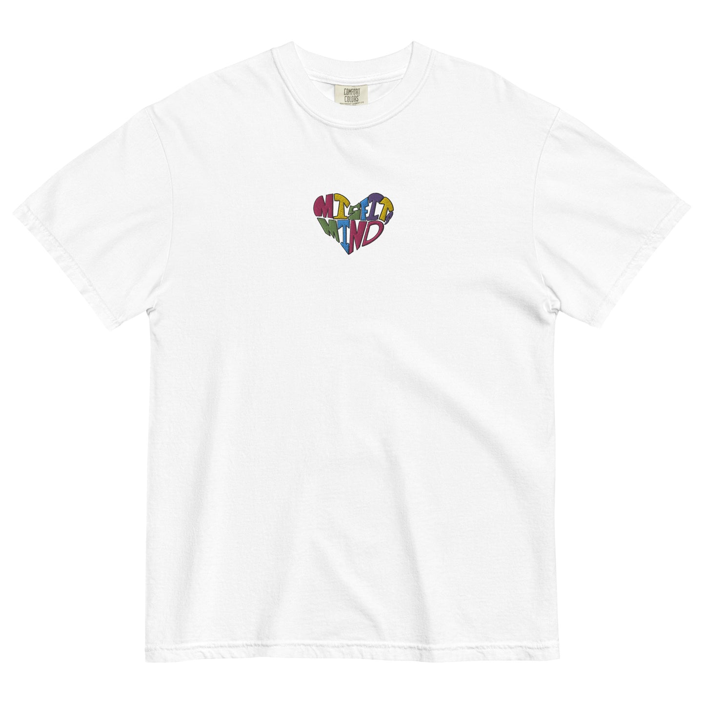 Misfitsmind heart heavyweight t-shirt