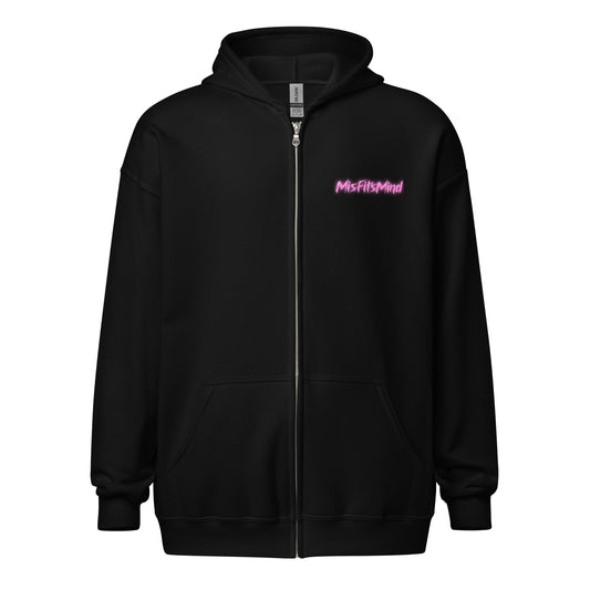 See me in the future heavy blend zip hoodie