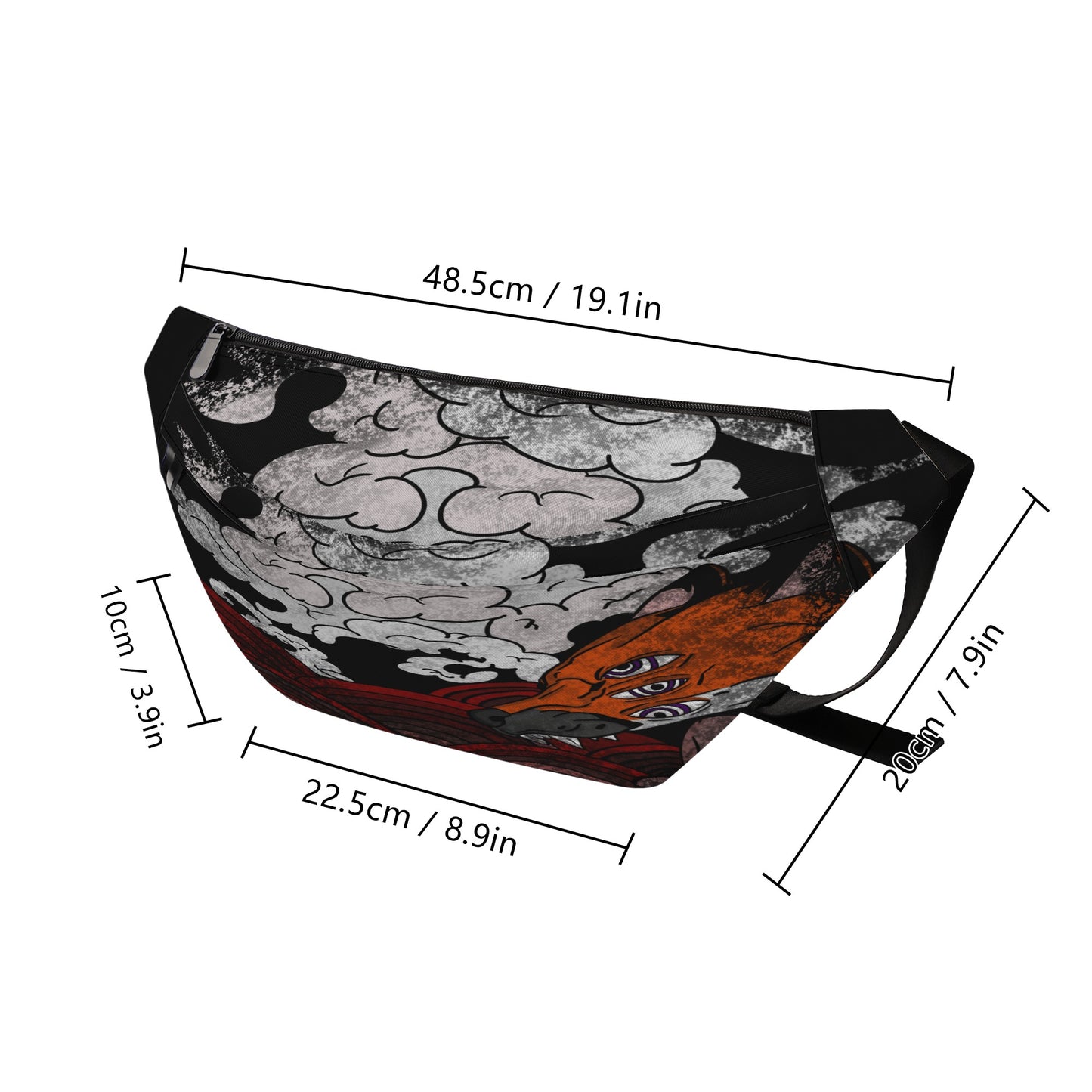 Fox Fanny pack (Black)