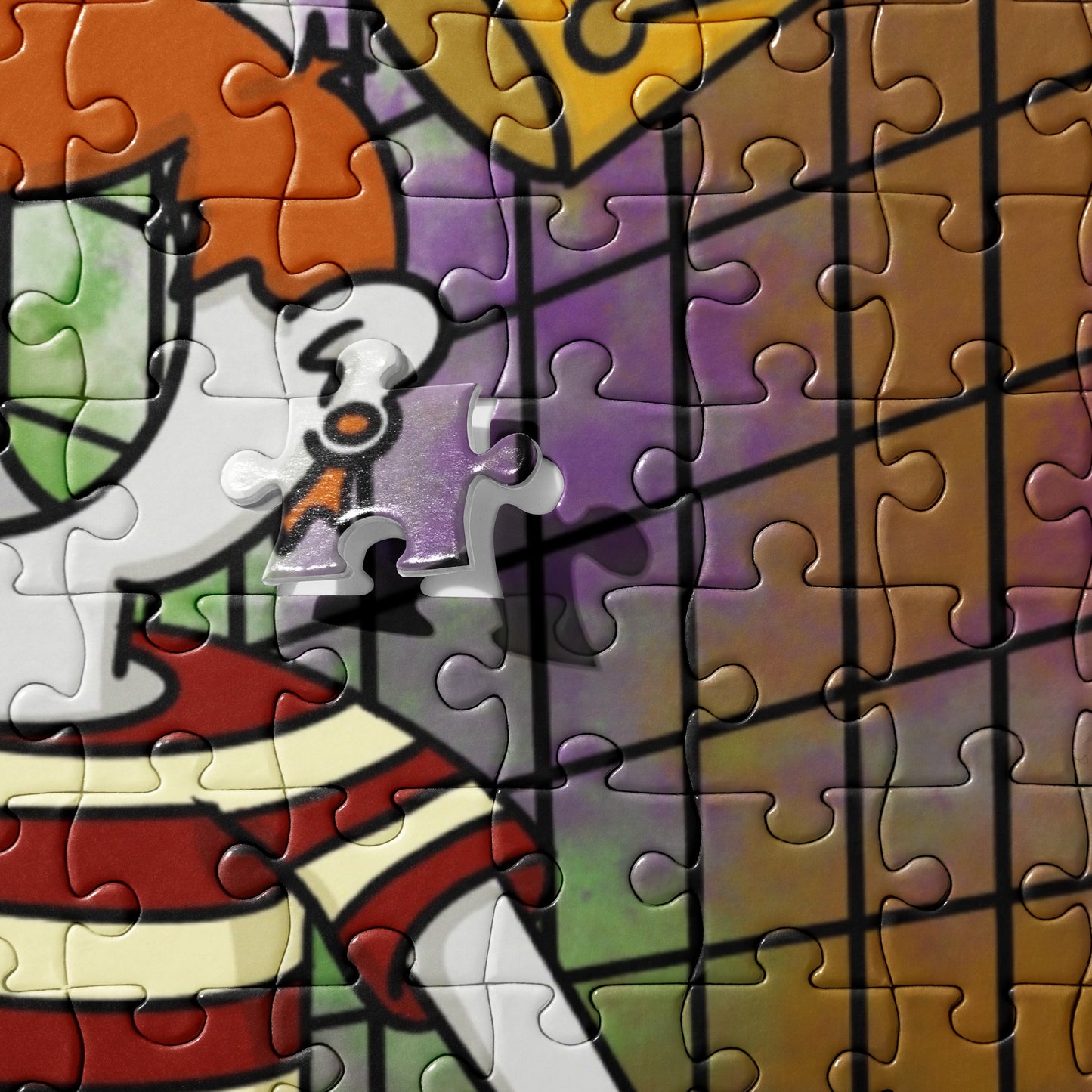 Hole misfit Jigsaw puzzle