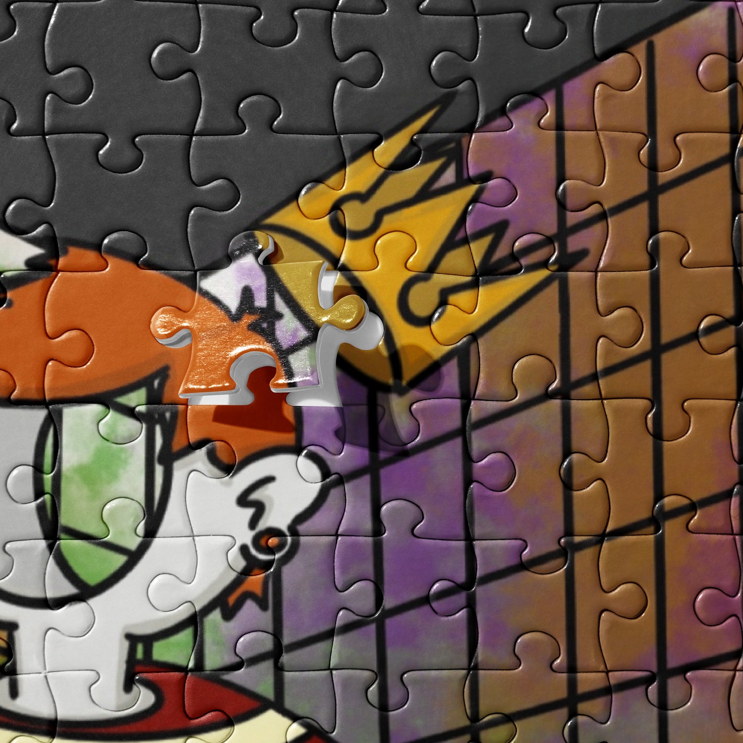 Hole misfit Jigsaw puzzle