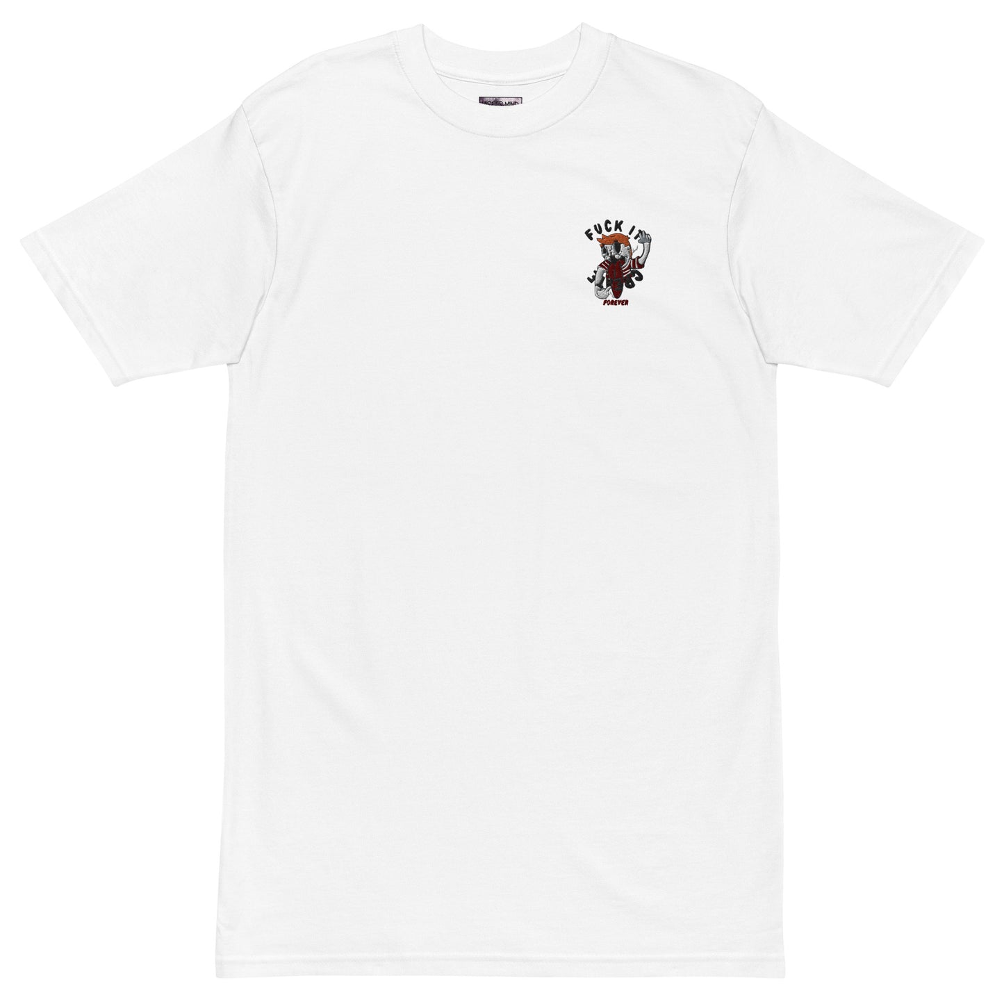 "F.I.C" White heavyweight tee