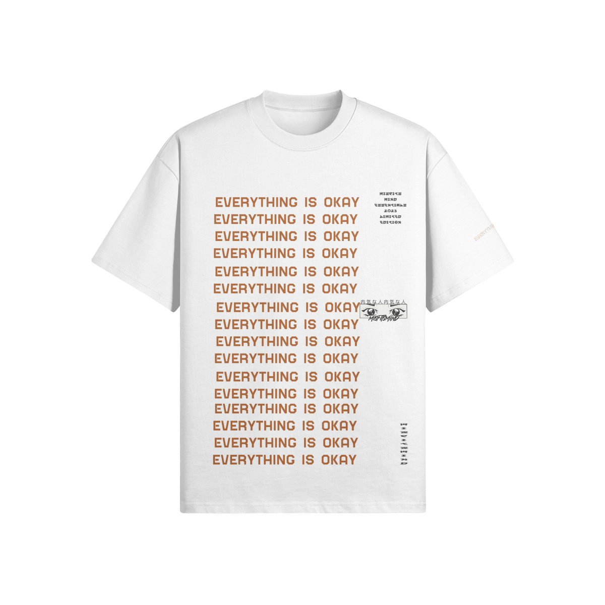 everything is ok heavy weight tshirt